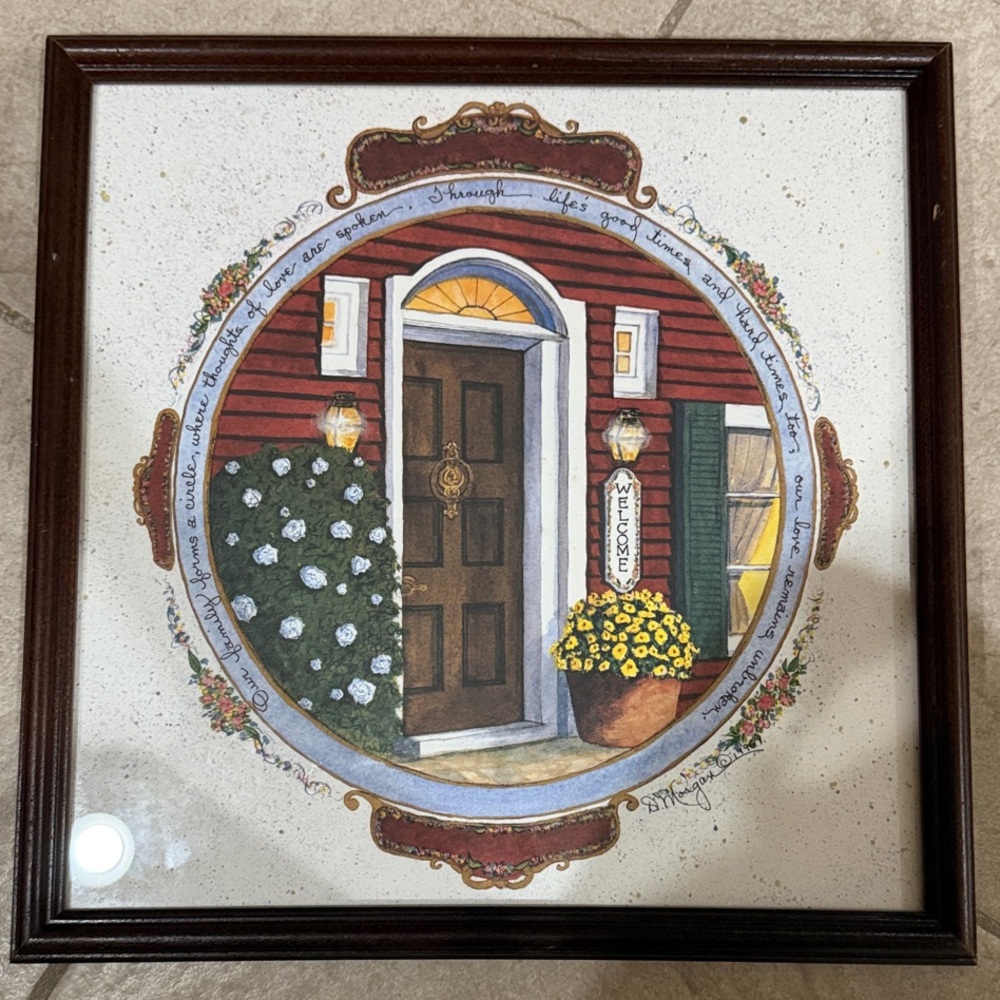 Framed Welcome Home Wall Art